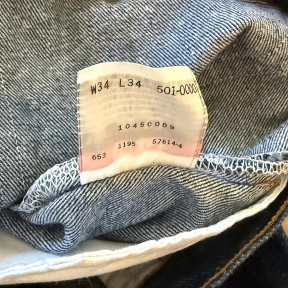 AMAZING Vintage 90s Levi’s 501xx Deadstock Jeans - Picture 7 of 7